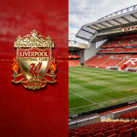 利物浦足球俱乐部球队徽章与安菲尔德球场